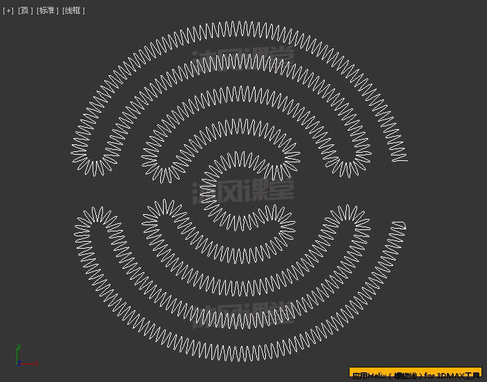 3Dmax怎么做电炉丝模型?(图5) 3Dmax怎么做电炉丝模型?(图5)