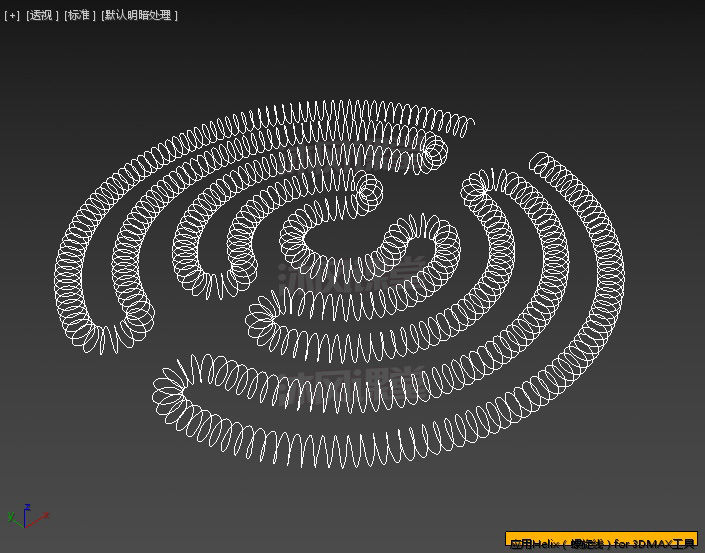 3Dmax怎么做电炉丝模型?(图6) 3Dmax怎么做电炉丝模型?(图6)
